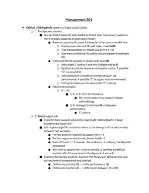 Test: UDayton MGT 301 Final Zavakos 